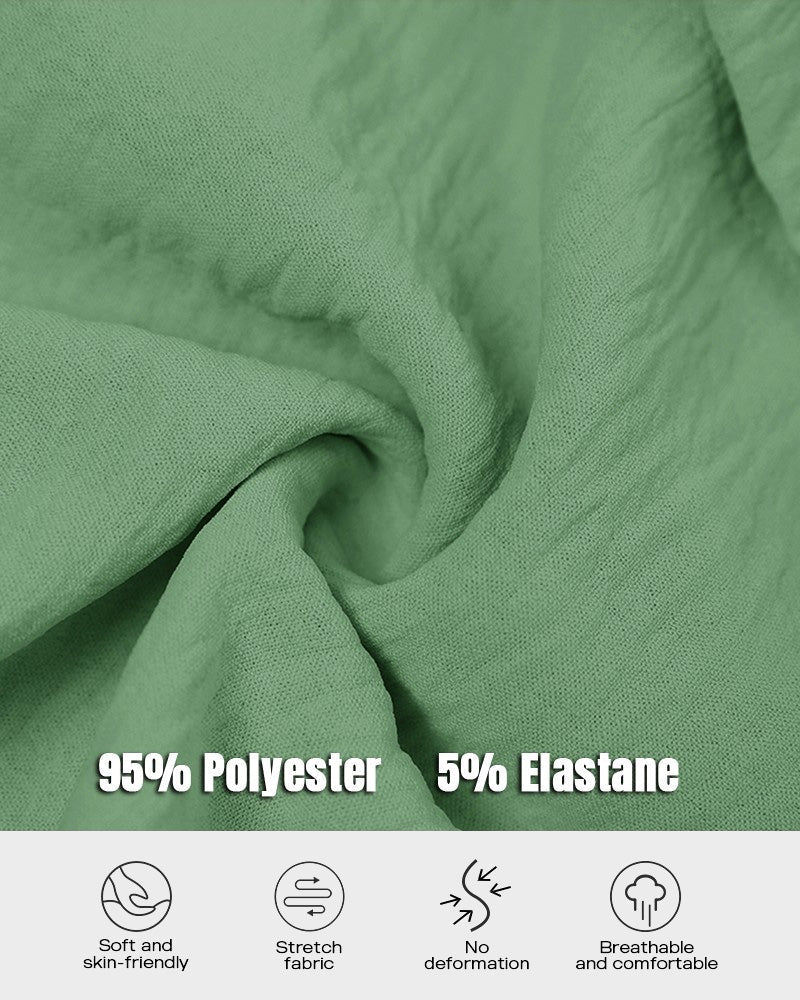 Long Sleeve Button Down Drawstring Shirt Dress