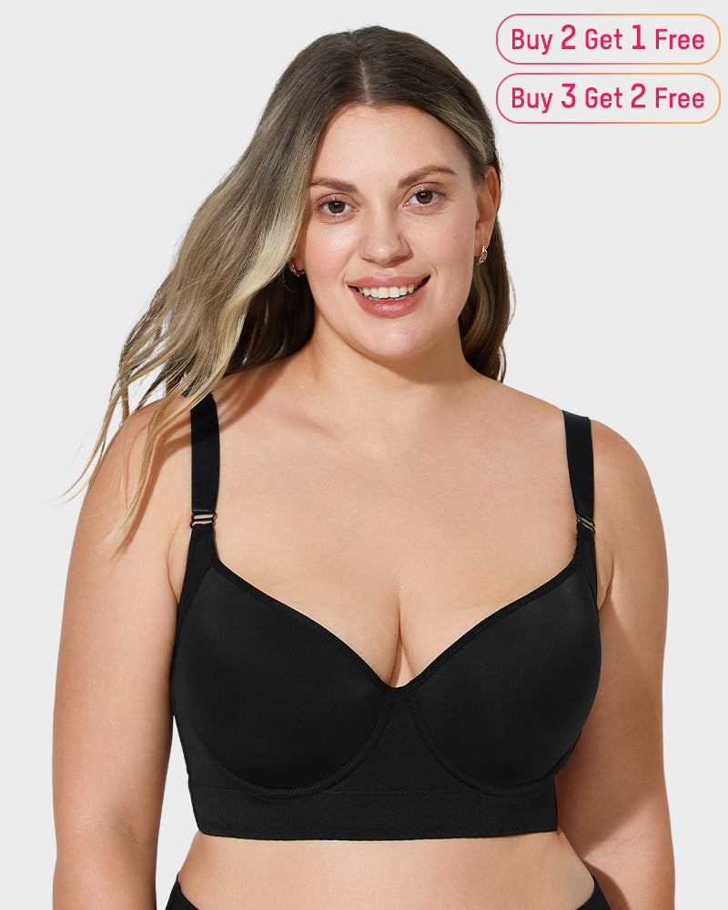 Push Up Longline Smoothing Bra