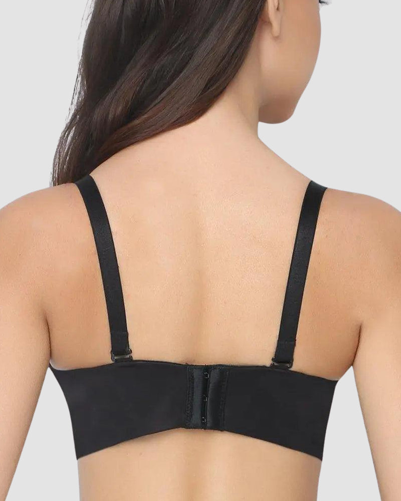 Instant Boost Lace-Up Padded Push Up Bra