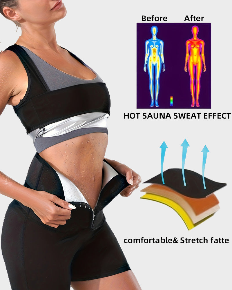 Compression Tummy Control Sauna Shorts