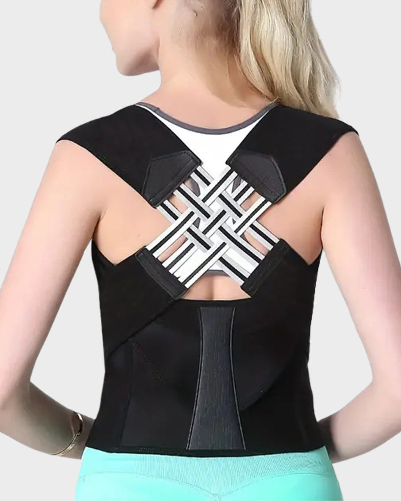 Adjustable Back Posture Corrector Brace for Women & Men
