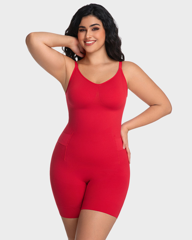 All-in-One Sculpting Bodysuit with Easy-Off Design