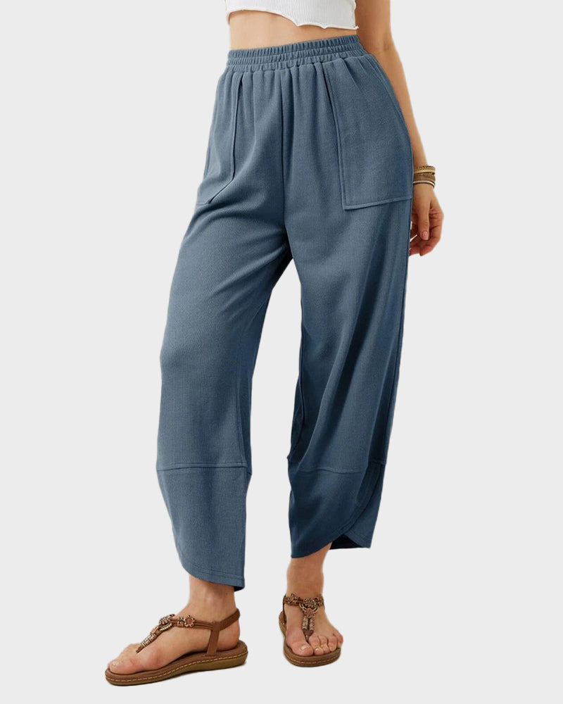 Casual Wide-Leg Palazzo Pants