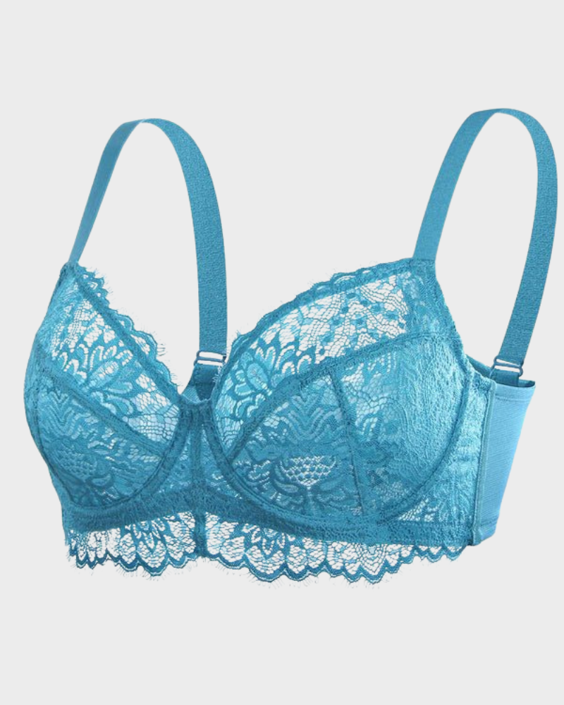 Comfort Unlined Lace Underwire Push Up Bra