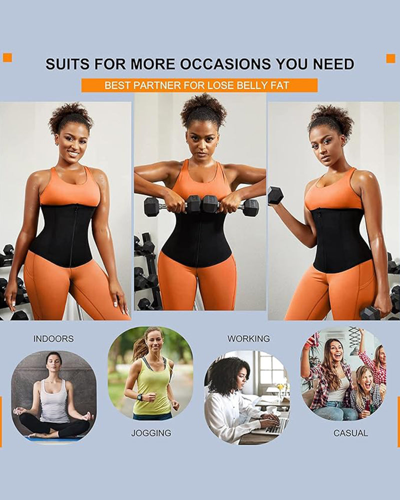 Double Layer Waist Trainer Sweat Belt