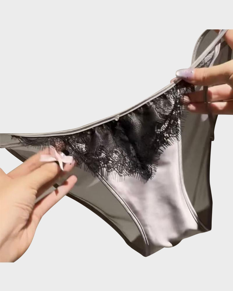 Elegant Low-Waist Lace Panties 6-Pack Gift Box