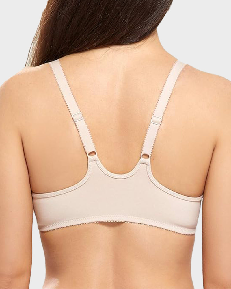 Front Closure Supportive Underwire Plunge Bra