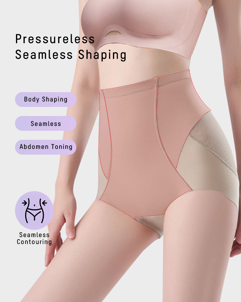 High-Waist Invisible Mesh Strong Shaping Panties (3 Pack)