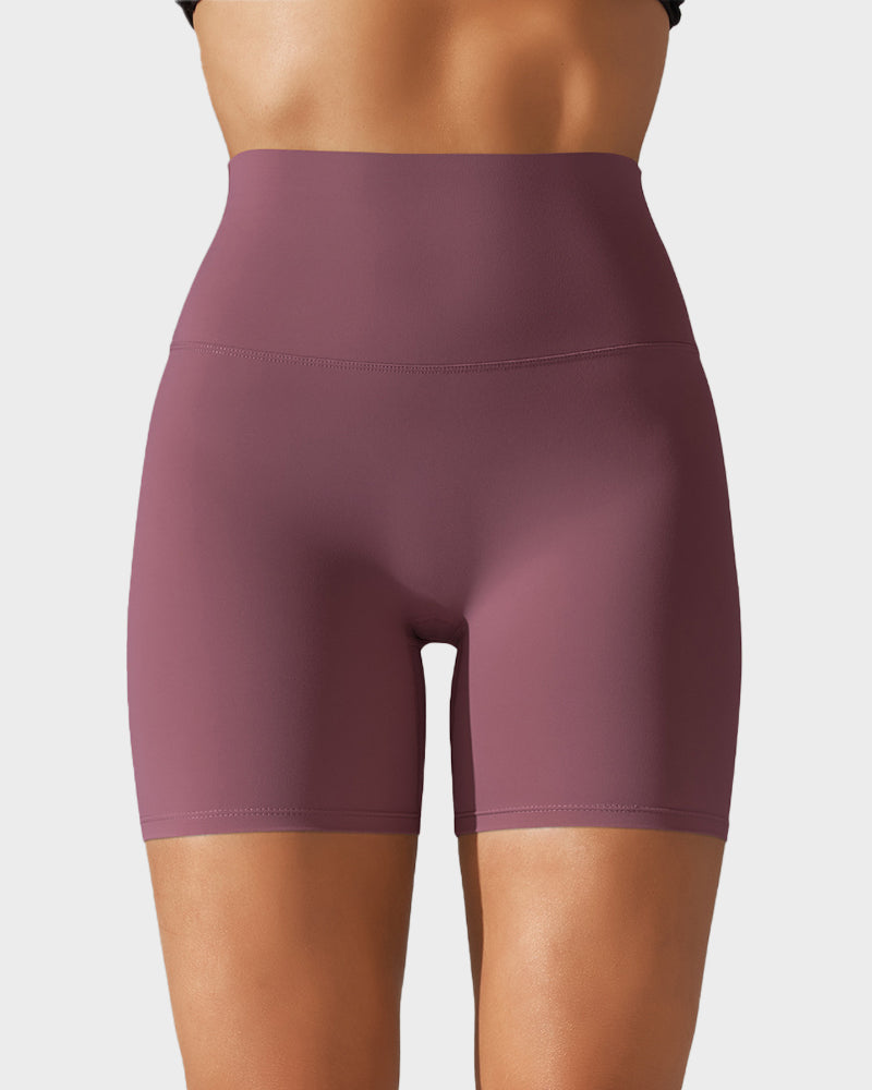 High-Waist Mesh Tummy Control Breathable Boyshorts