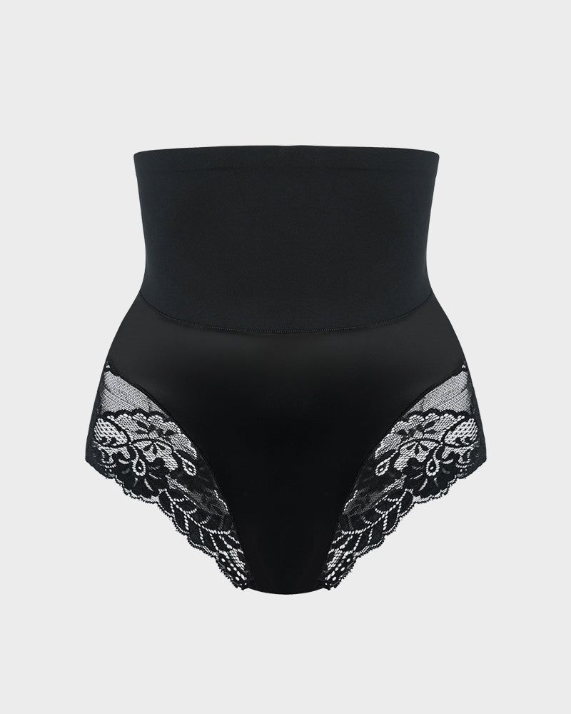 High-Waist Seamless Lace Shaping Panty (3 Pack)