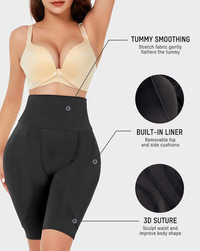 High Waisted Butt Lifter Shapewear Shorts