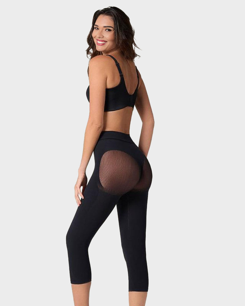 Invisible High-Waist Butt-Lifting Capri Shaper