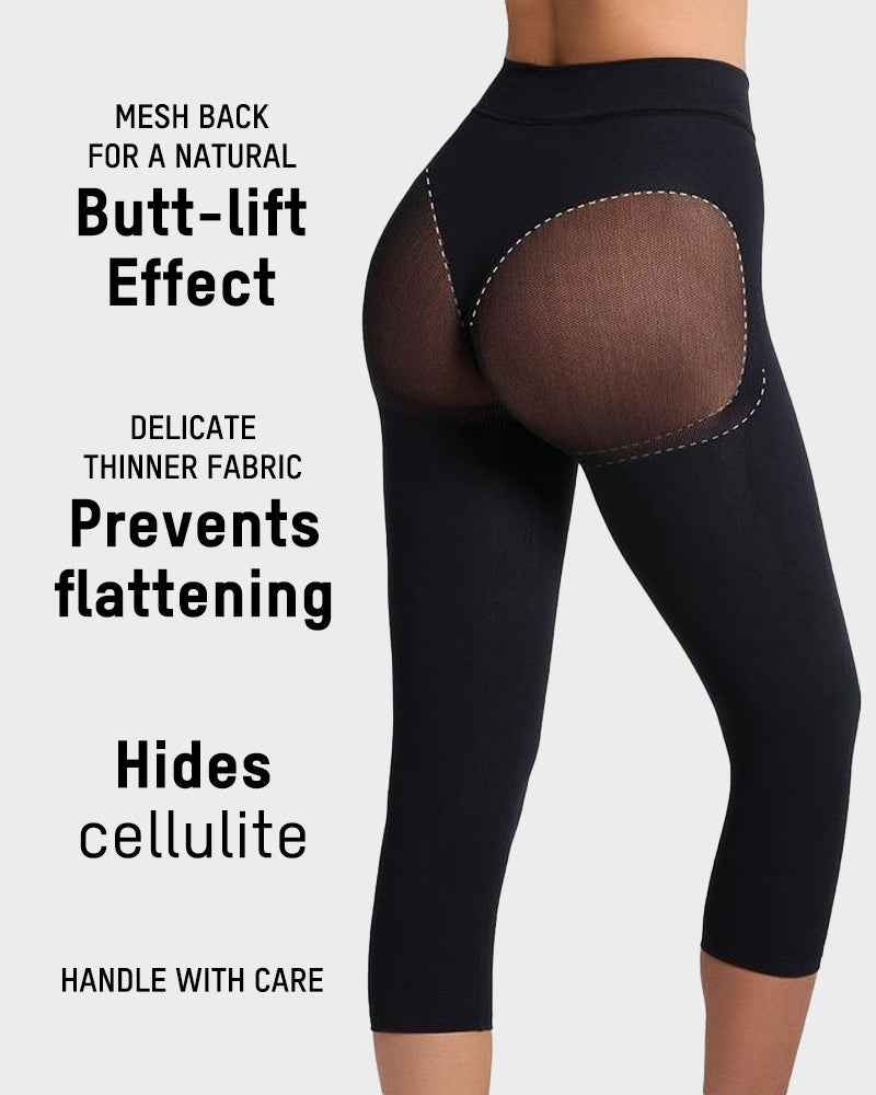 Invisible High-Waist Butt-Lifting Capri Shaper