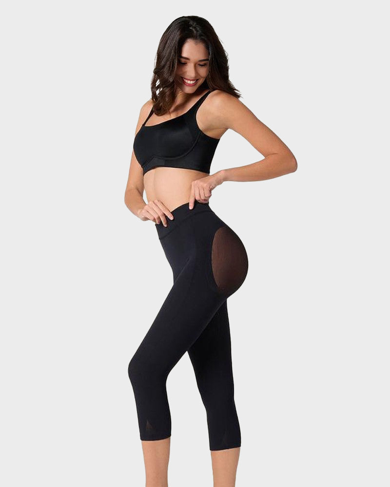 Invisible High-Waist Butt-Lifting Capri Shaper