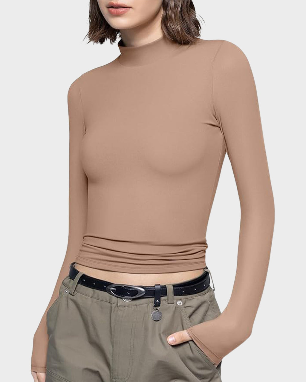 Long Sleeve Slim Fit Crew Neck Tee