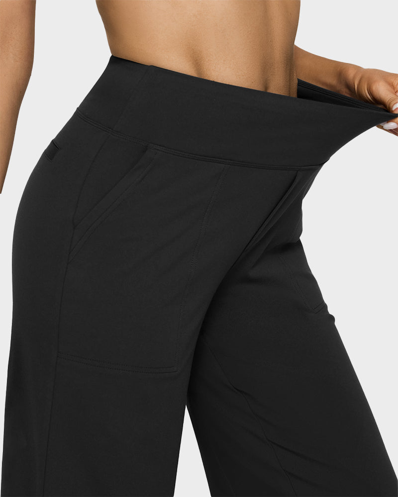 Loose High-Waist Business Wide-Leg Yoga Pants