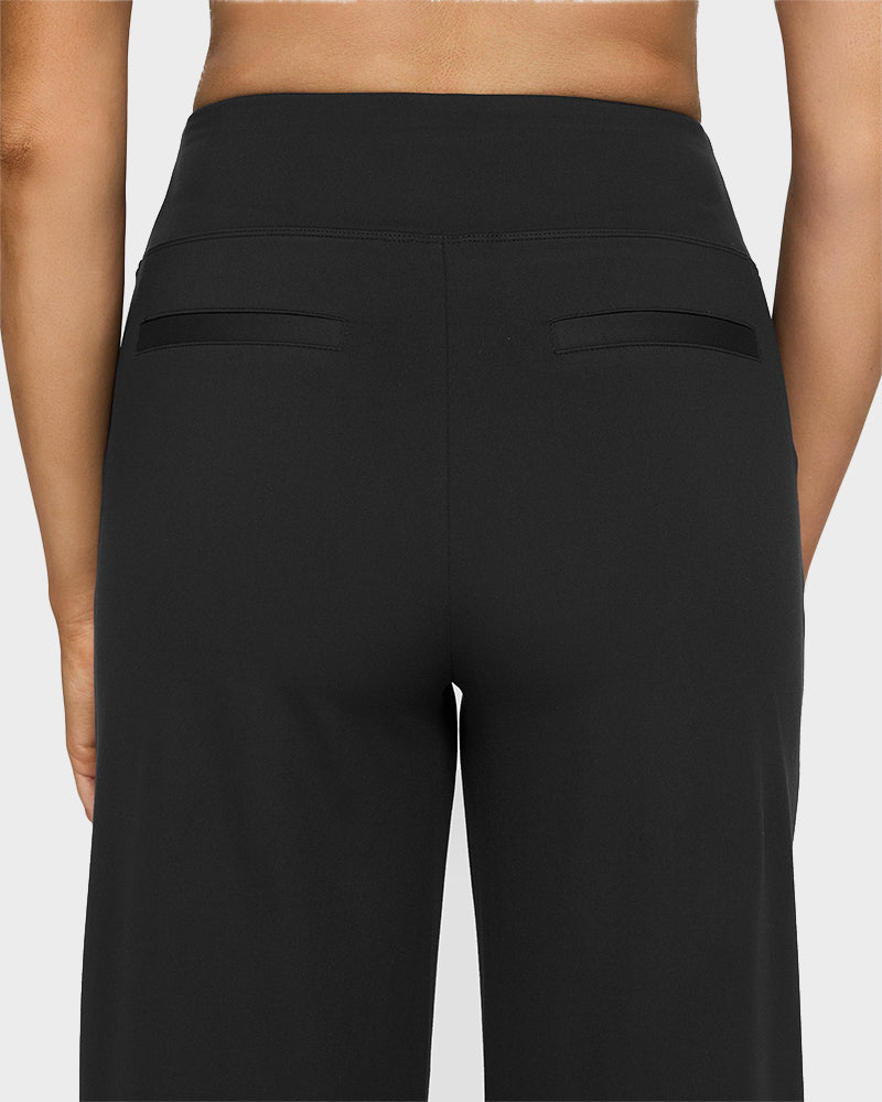 Loose High-Waist Business Wide-Leg Yoga Pants