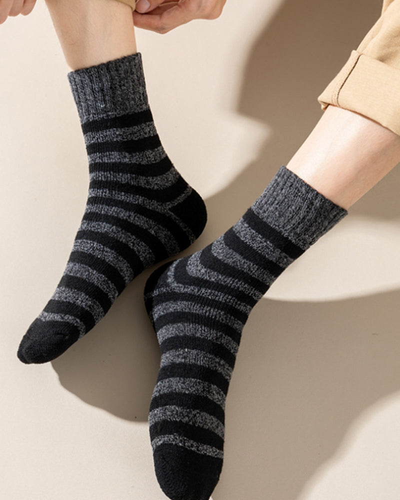 Men's Thermal Terry Loop Socks ( 5 Pairs)