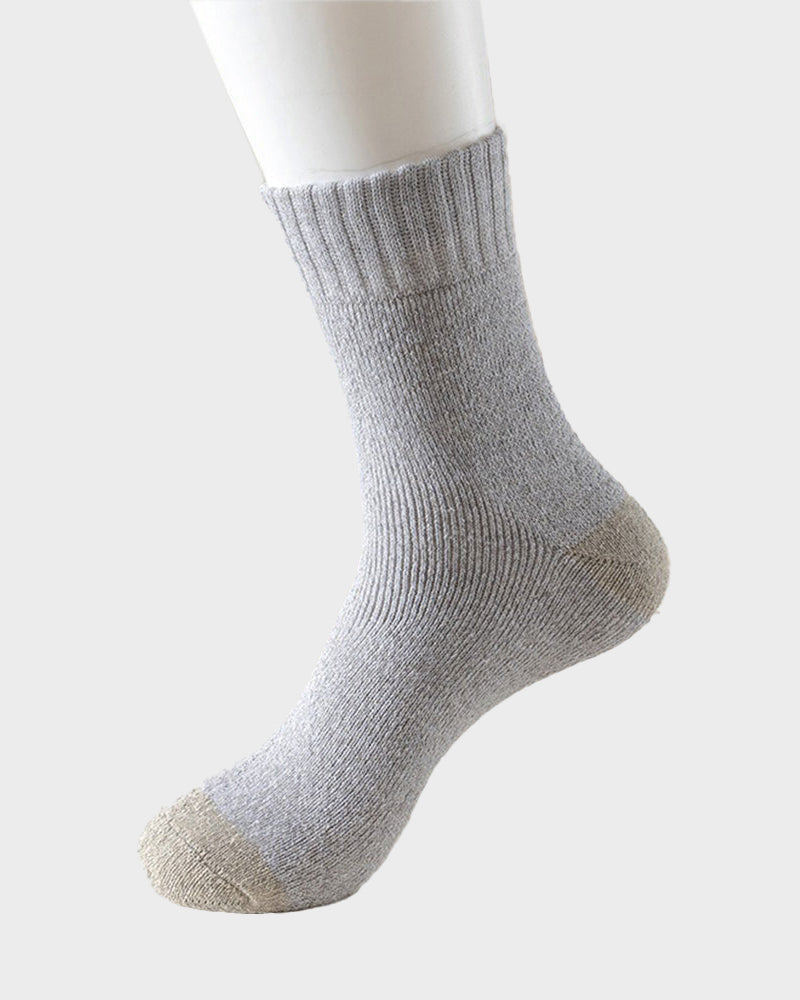 Men's Thermal Terry Loop Socks ( 5 Pairs)