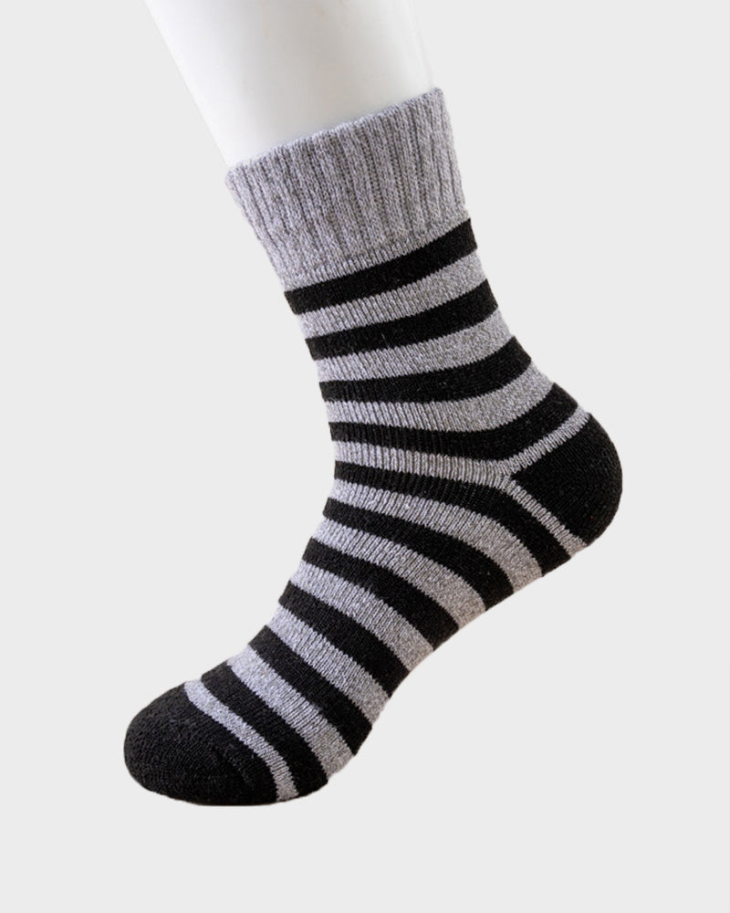 Men's Thermal Terry Loop Socks ( 5 Pairs)