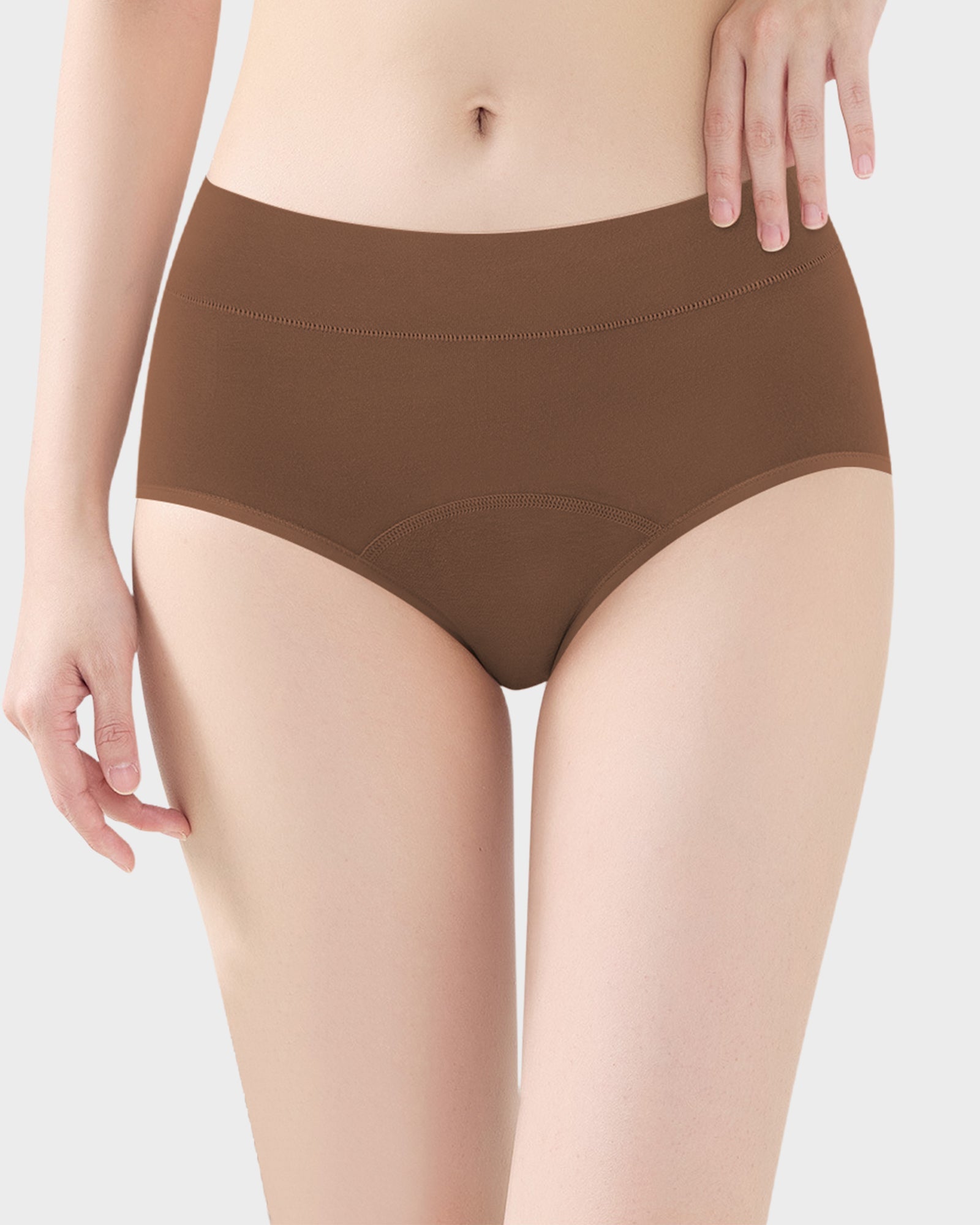 Mid-Rise Leakproof Cotton Period Panties (3 Pack)