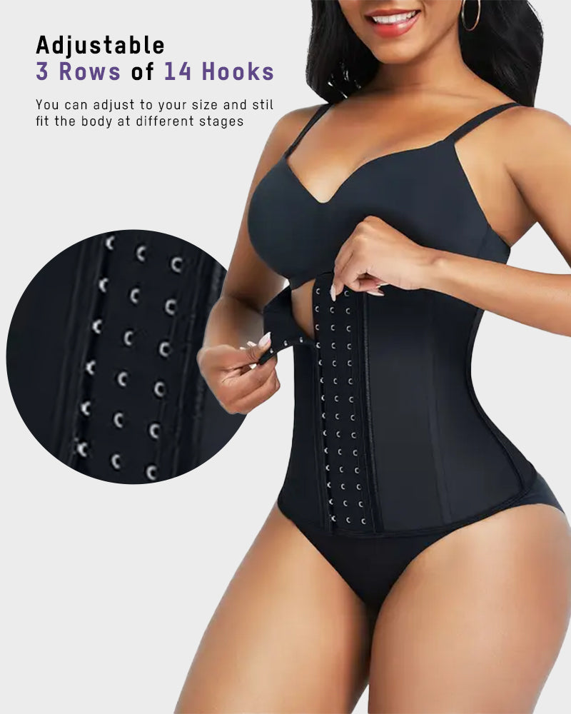 Plus Size Latex Waist Trainer Corset with Steel Support