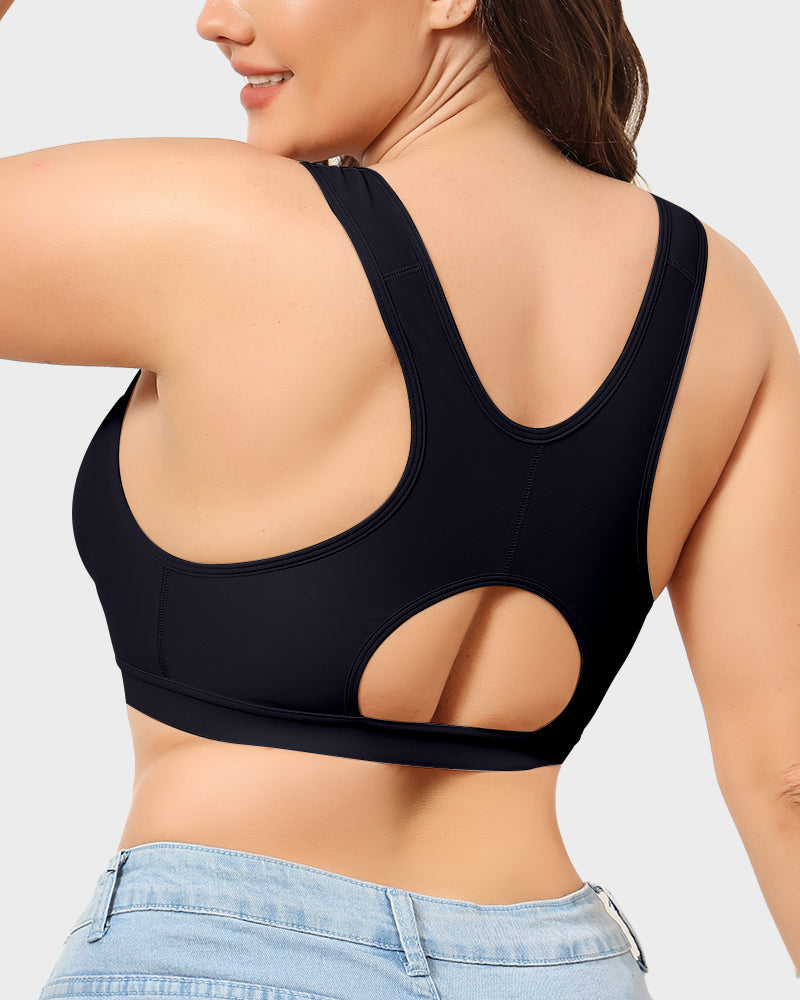 Post-Surgery Front Closure Recovery Sports Bra