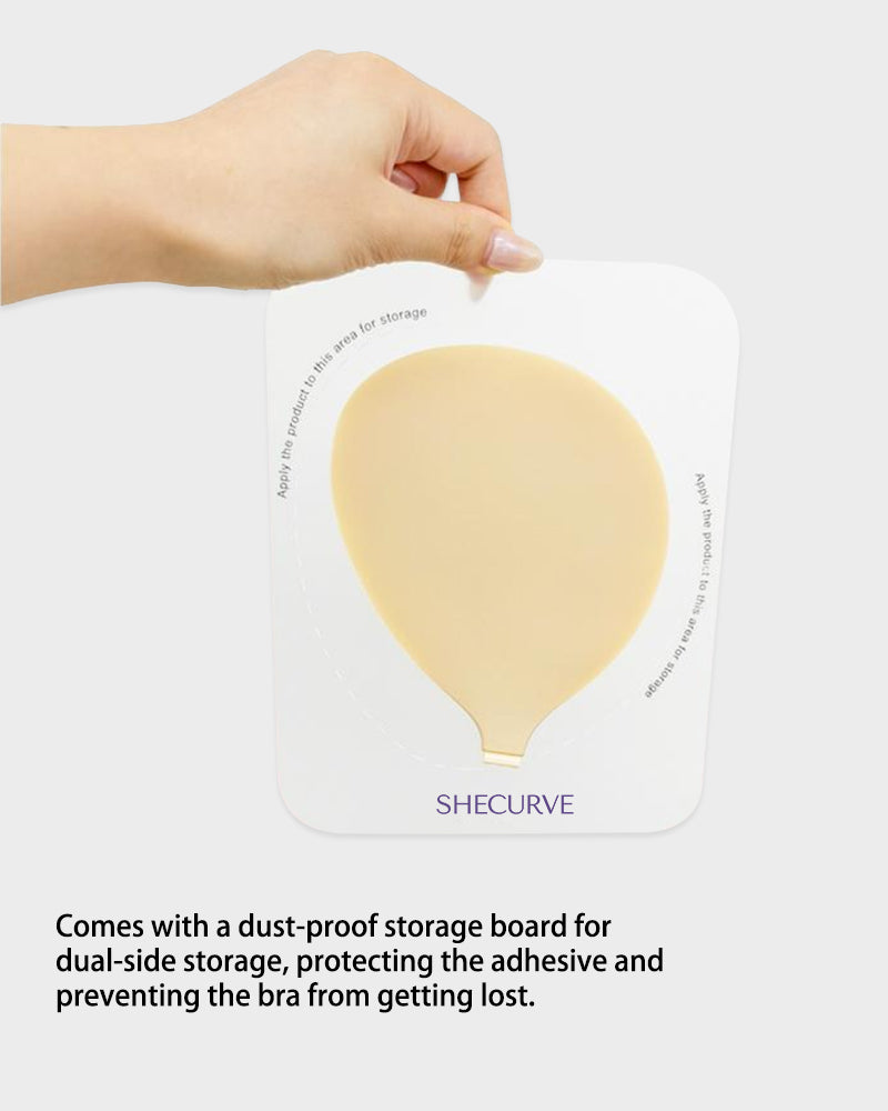 Reusable Seamless Push-Up Sticky Bra (2 Pairs)