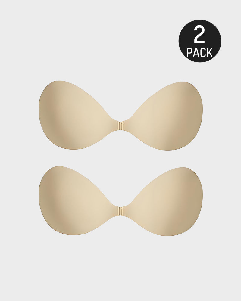 Reusable Seamless Push-Up Sticky Bra (2 Pairs)