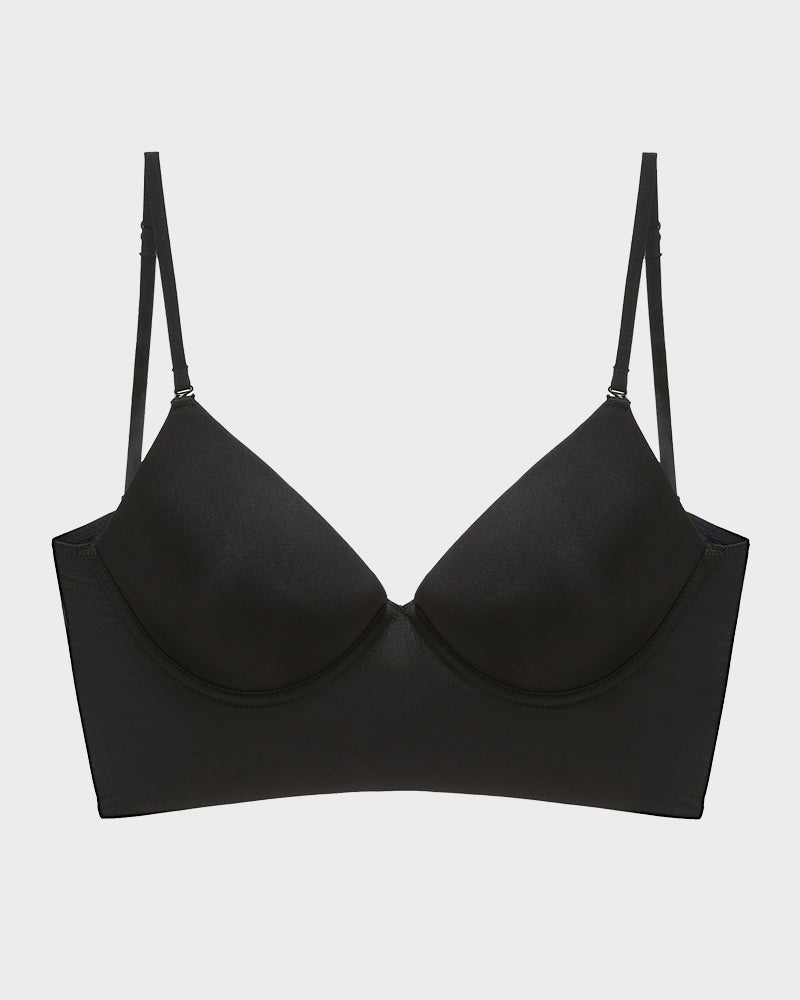 Seamless Deep V Backless Bra