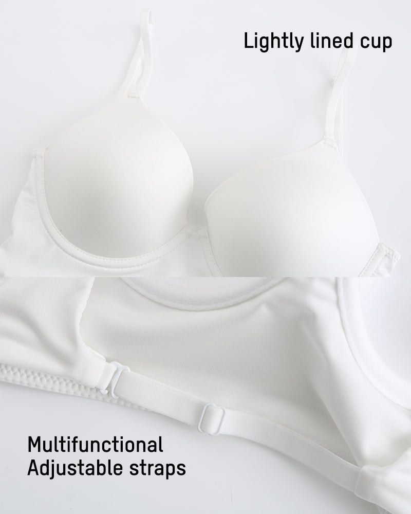 Seamless Deep V Backless Bra