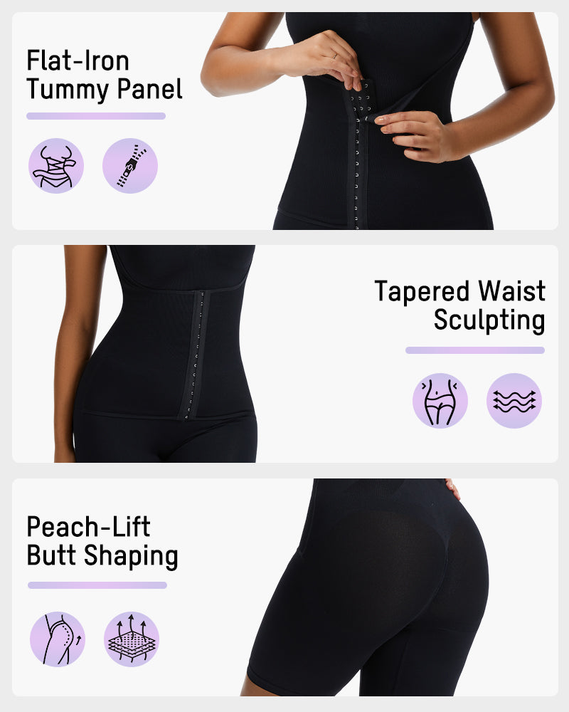 Seamless Double Compression Shaping Bodysuit