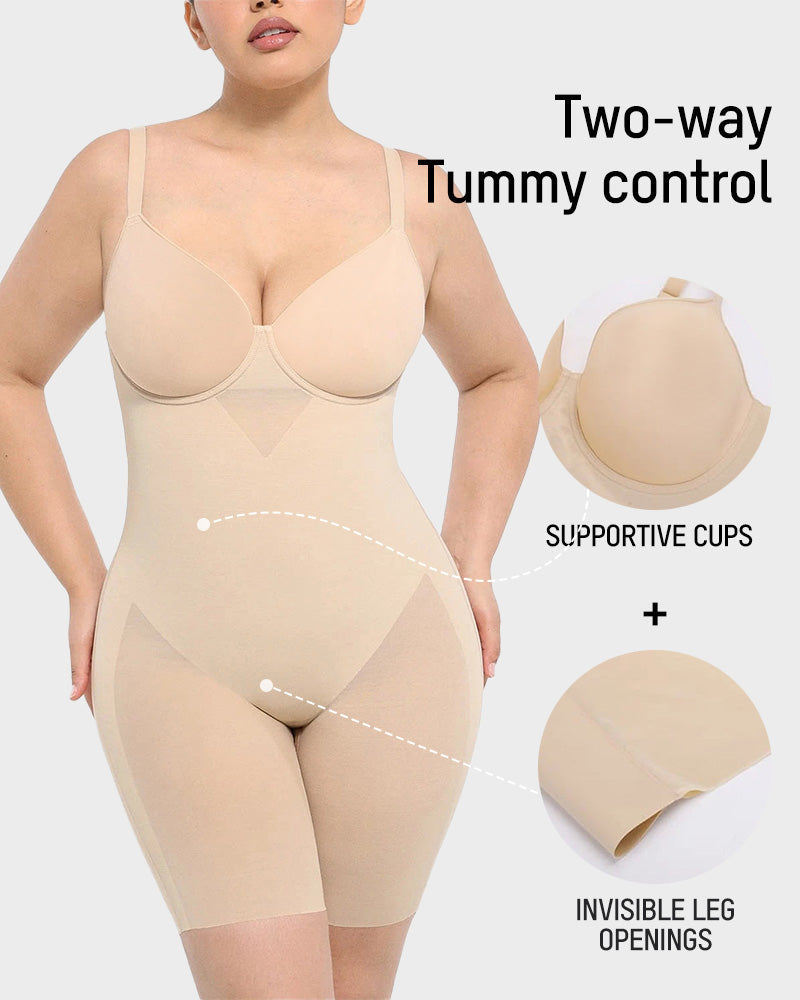 Seamless Full-Body Shaping Bodysuit