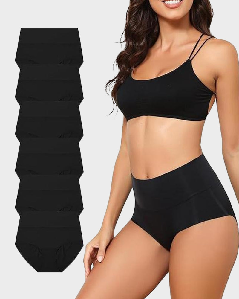 Seamless High-Waist No Show Comfort Panties (6 Pack)