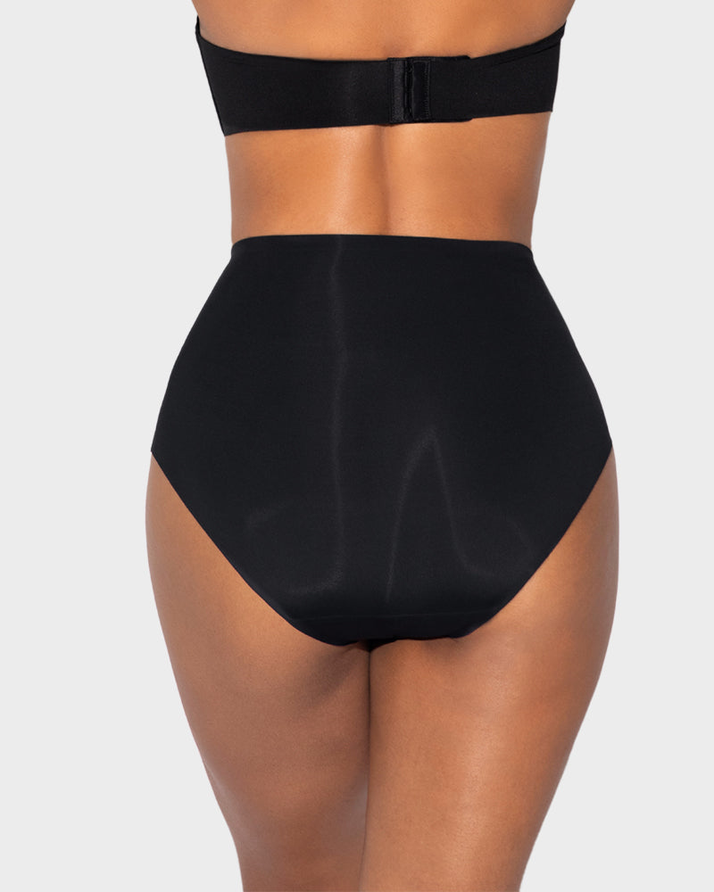 Seamless Tummy Control High-Waist Panties (5 Pack)