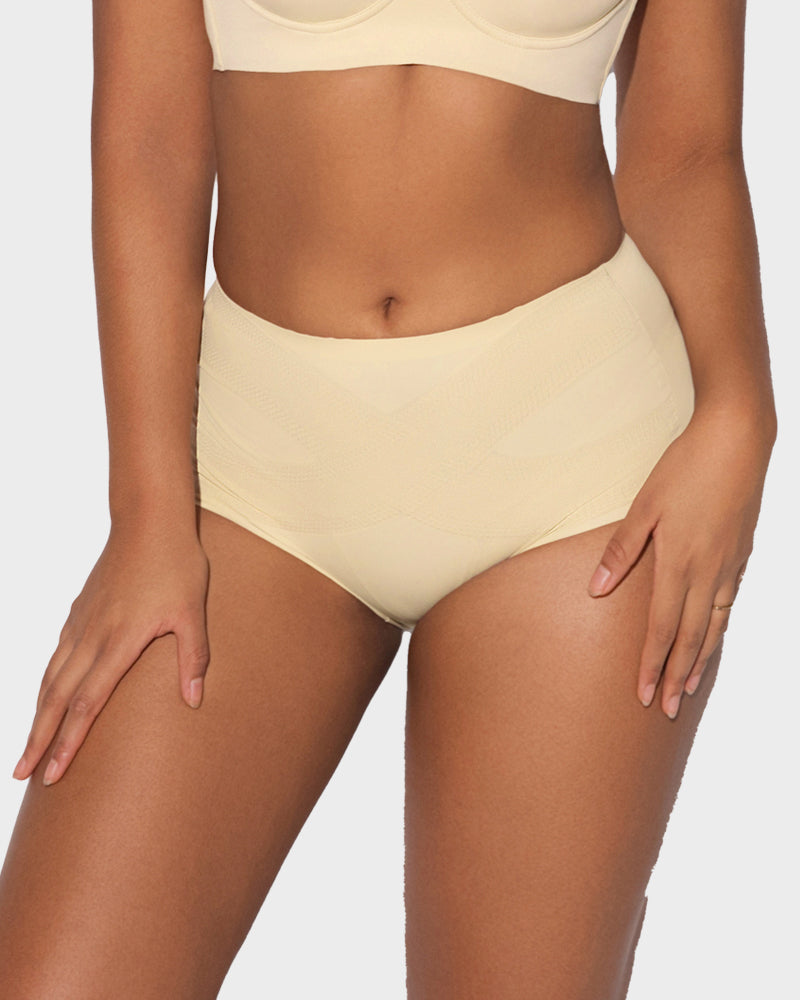 Seamless Tummy Control High-Waist Panties (5 Pack)