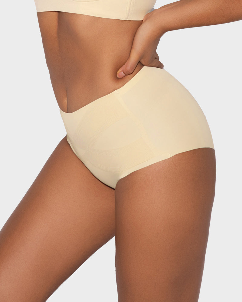 Seamless Tummy Control High-Waist Panties (5 Pack)