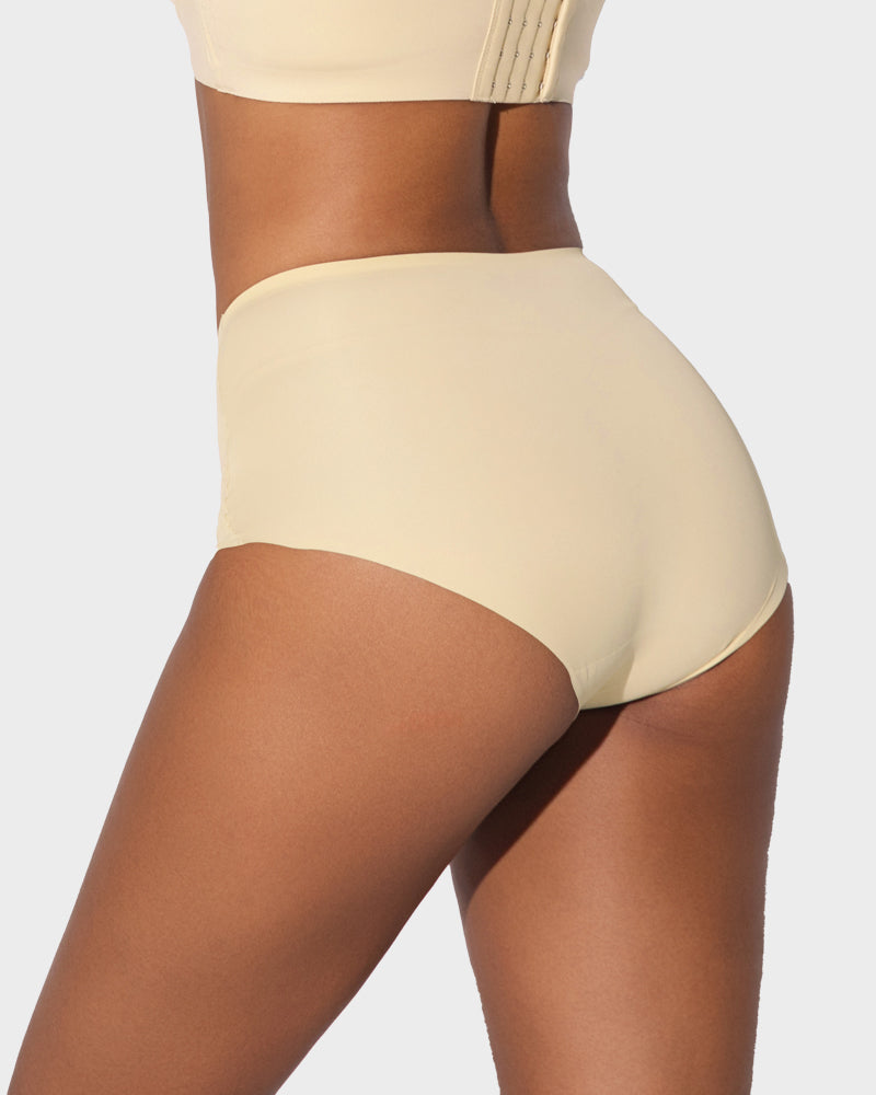 Seamless Tummy Control High-Waist Panties (5 Pack)