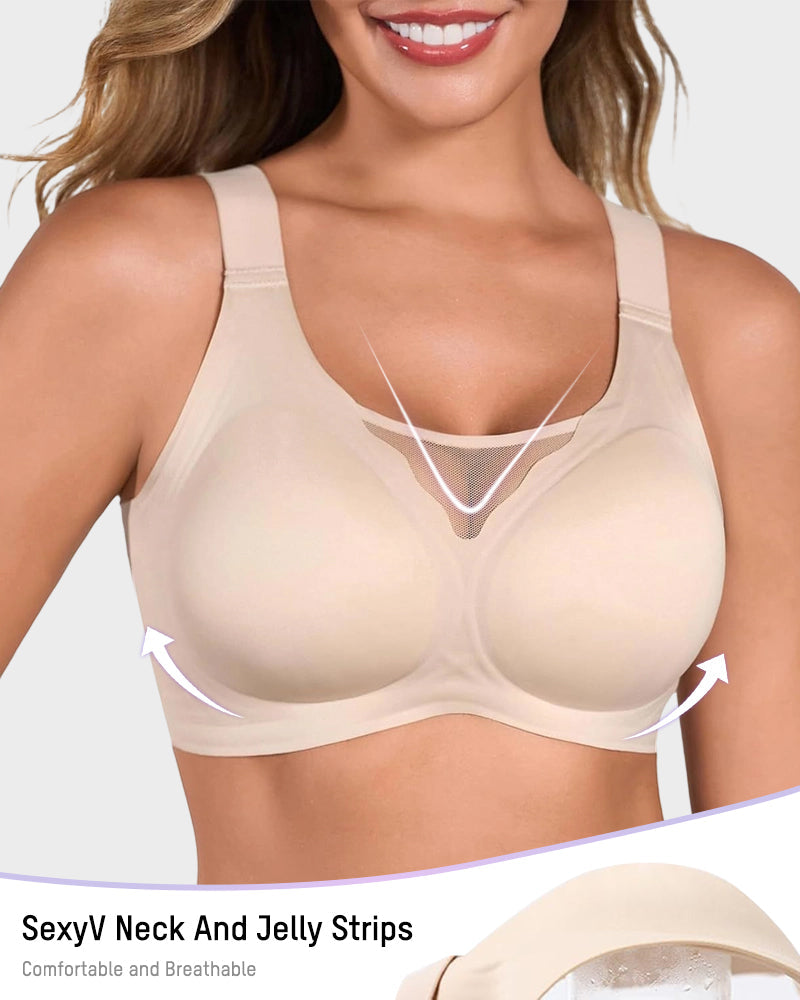 Seamless Jelly Support Wireless Bra