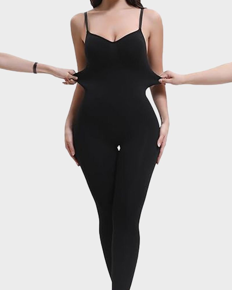 Seamless Waist-Cinching Shapewear Bodysuit