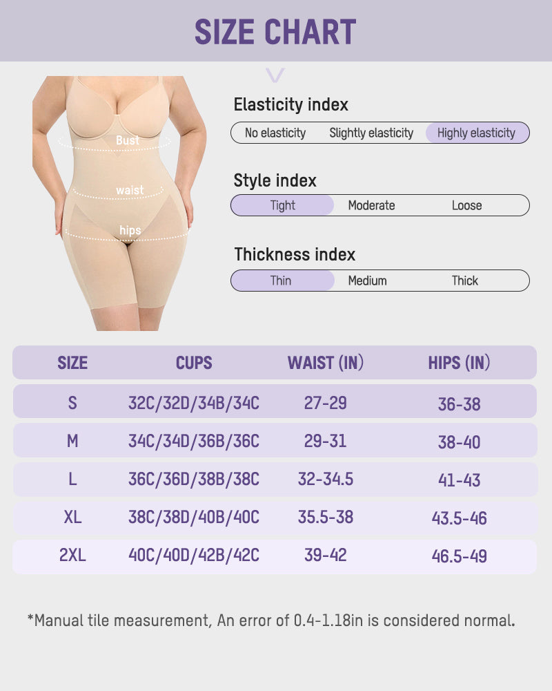 Seamless Full-Body Shaping Bodysuit