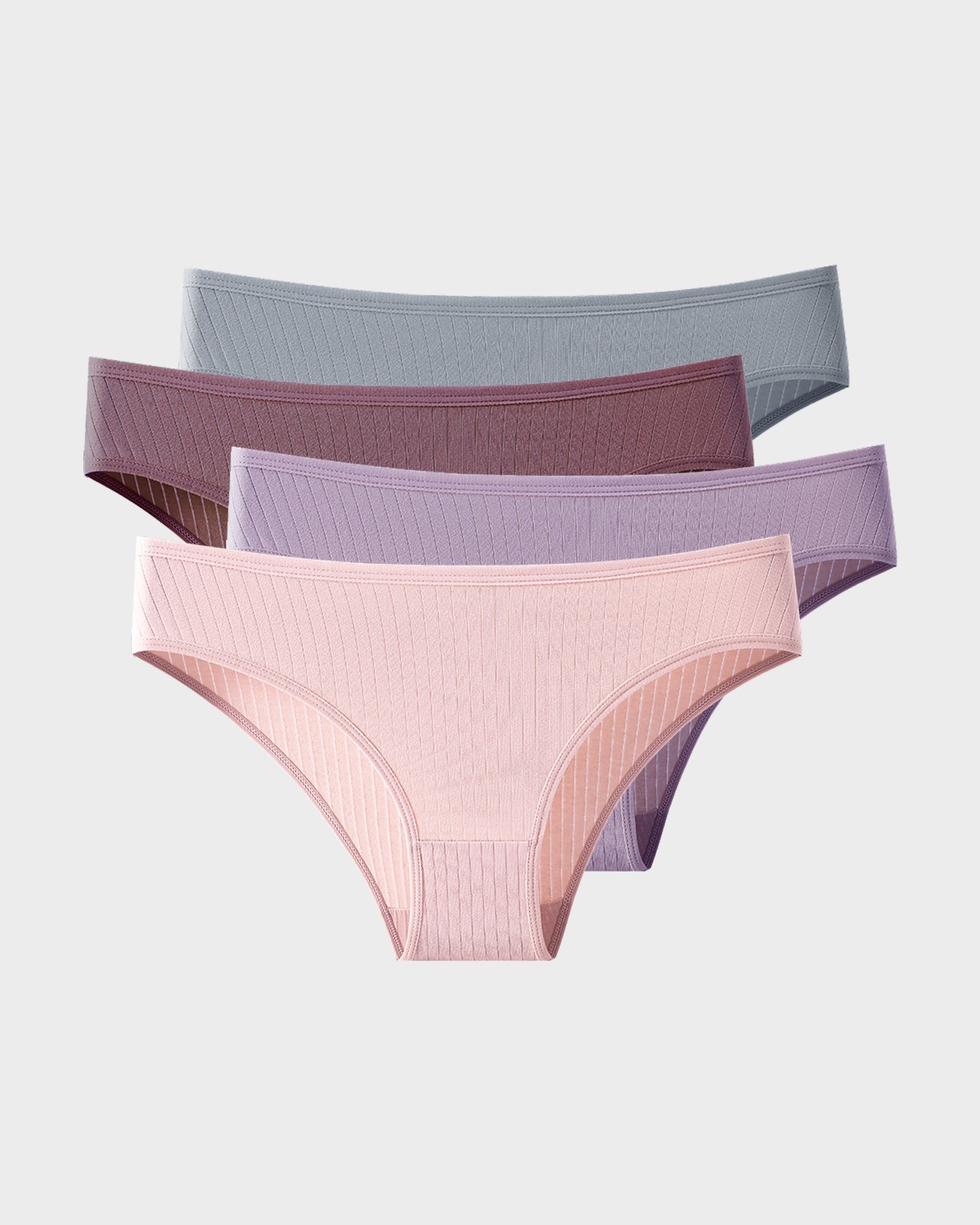 Everyday Comfort Low-Waist Cotton Briefs (4 Pack)