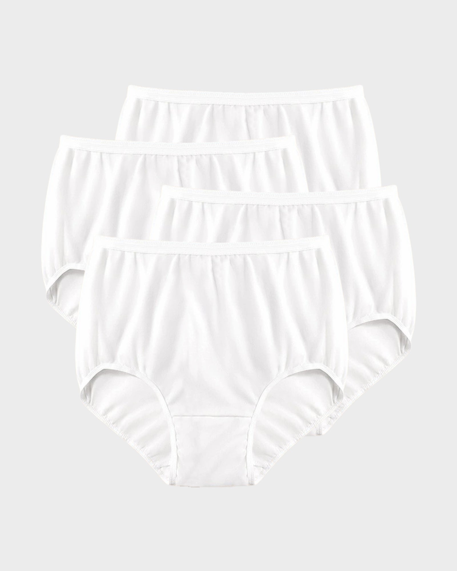 Sterilized Cotton High-Rise Disposable Briefs (4 Pack)