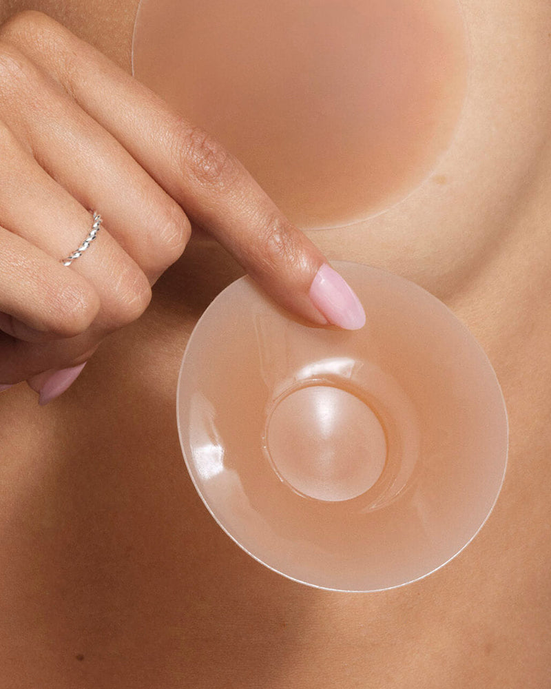 Ultra-Thin Invisible Adhesive Silicone Nipple Covers (2 Pairs)