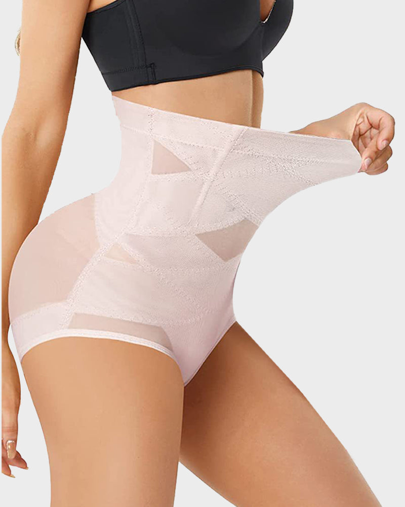 Ultra High Waist Tummy Control Mesh Shaping Panty