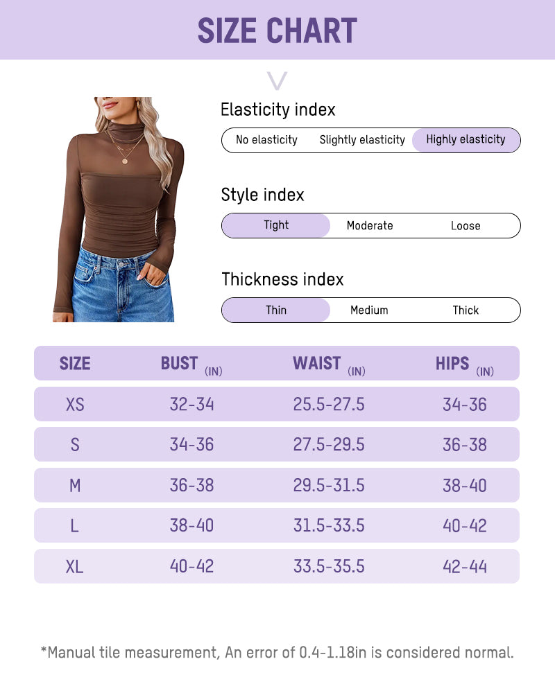 Women Long Sleeve Bodysuit Turtle Neck Shapewear
