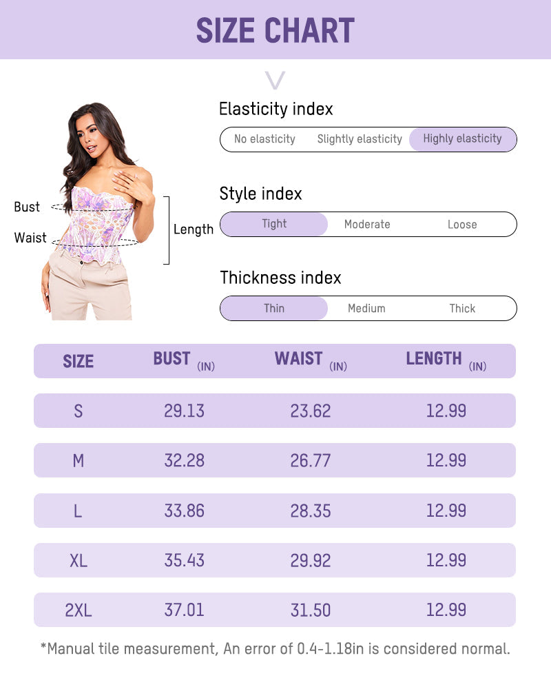 Lace-Up Tummy Control Corset Top