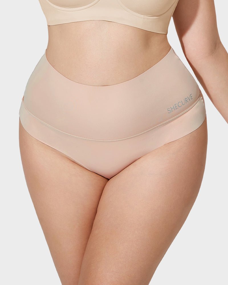 High-Rise Seamless Thong Panty(3 Pack)