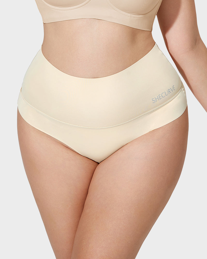 High-Rise Seamless Thong Panty(3 Pack)