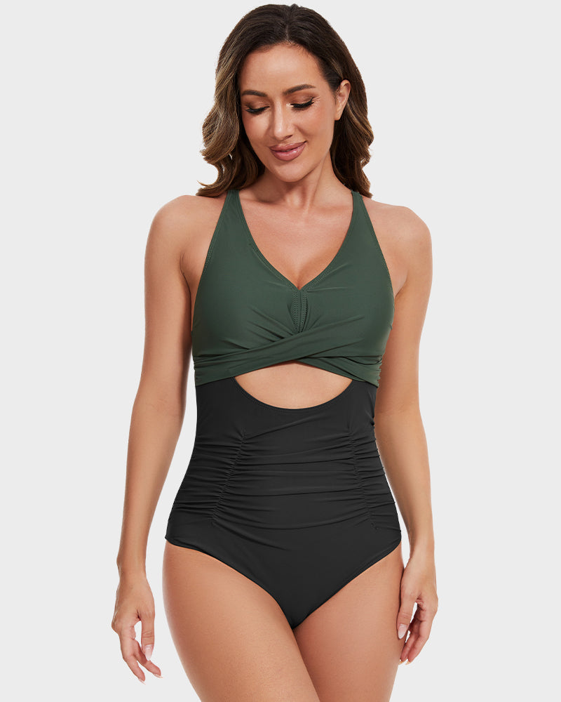 Push Up Tummy Control One Piece Swimsuit